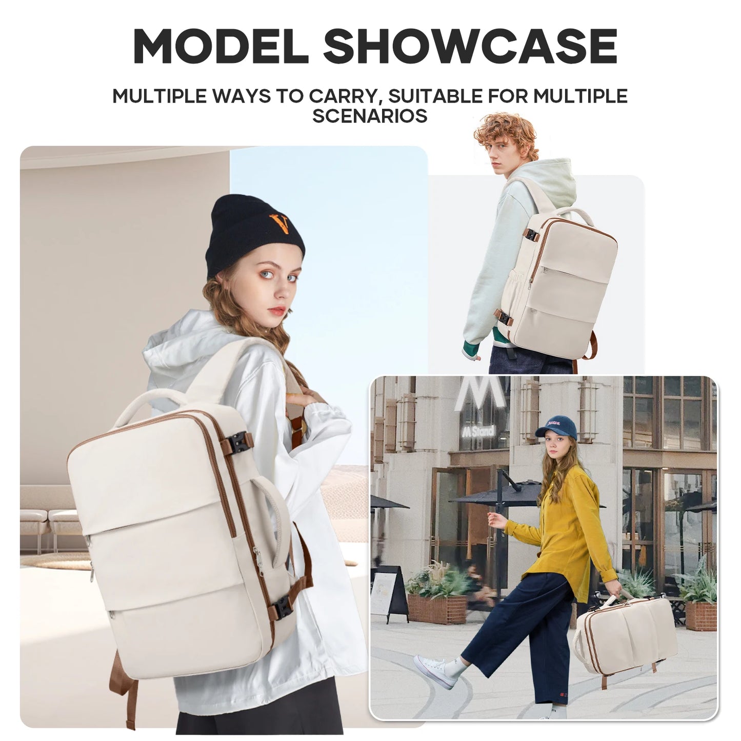 Waterproof Travel Backpack for Men and Women | Business & School Bag