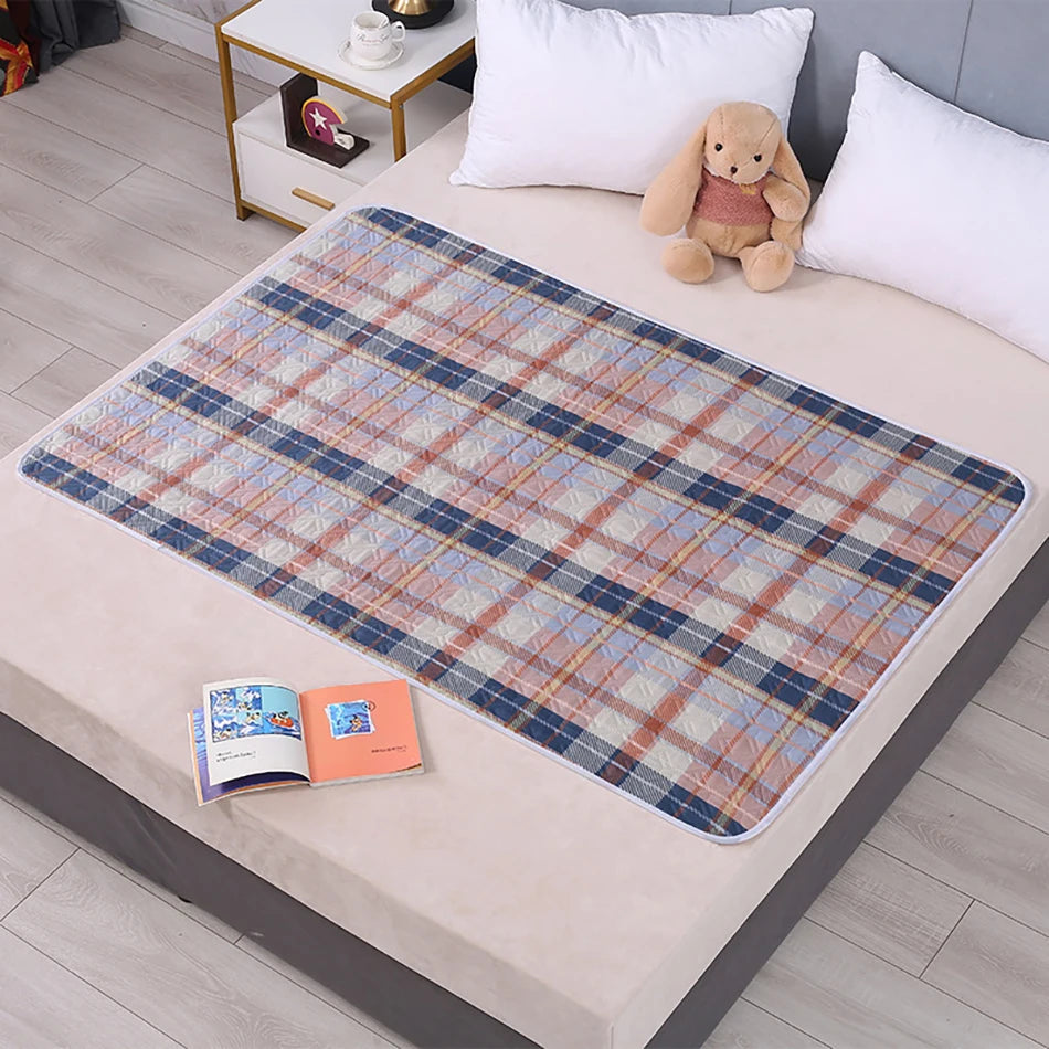 Waterproof 4-Layer Cartoon Dino Diapering Mat | Baby Care Essential