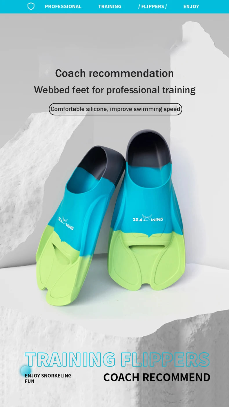 Professional Diving Equipment | Silica Gel Short Flippers for All