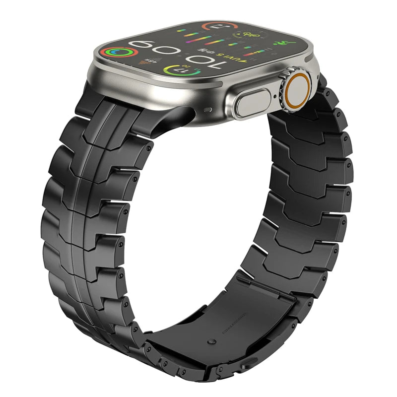 Titanium Color Metal Strap for Apple Watch | Premium Quality Band