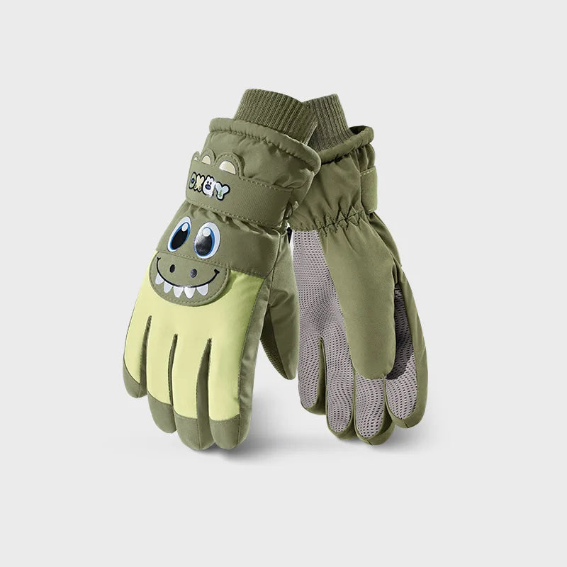 Kids Winter Gloves | Warm, Waterproof, Windproof Skiing Gloves
