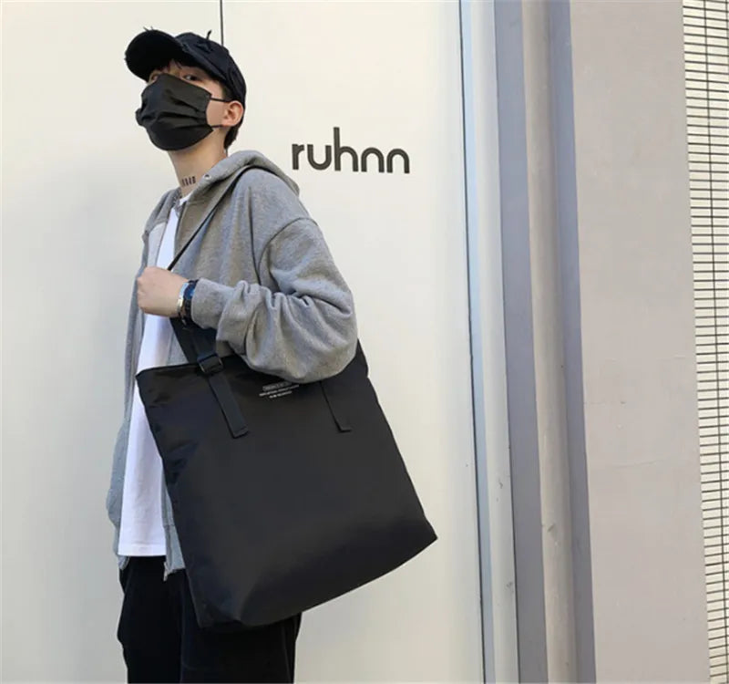Unisex Large Capacity Waterproof Shoulder Bag | Multi-Function Tote