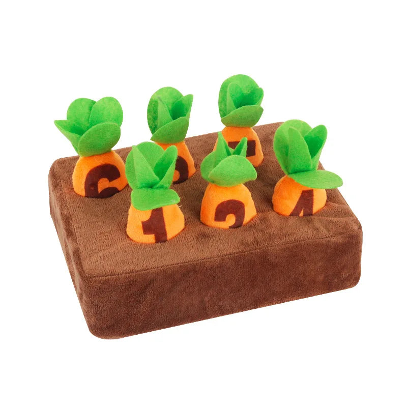 Educational Baby Plush Carrot & Radish Interaction Toy