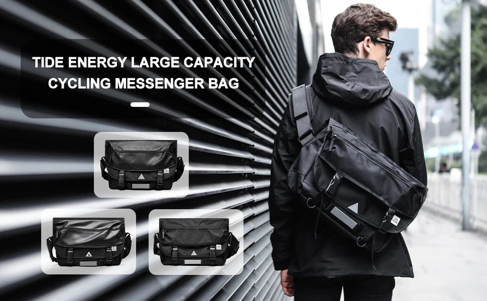 Bandolera multiusos para hombre | Mochila cruzada de gran capacidad