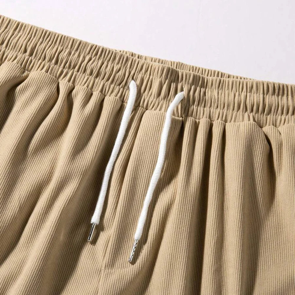 Men's Casual Corduroy Sweatpants | Comfortable Beach Basketball Shorts
