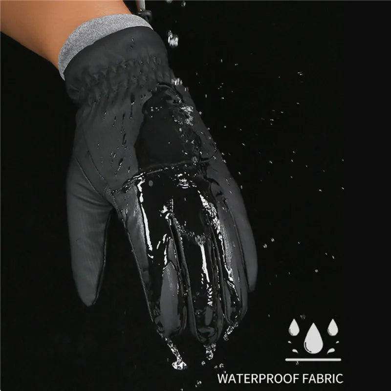 Guantes de esquí de invierno | Equipo térmico táctil para clima frío
