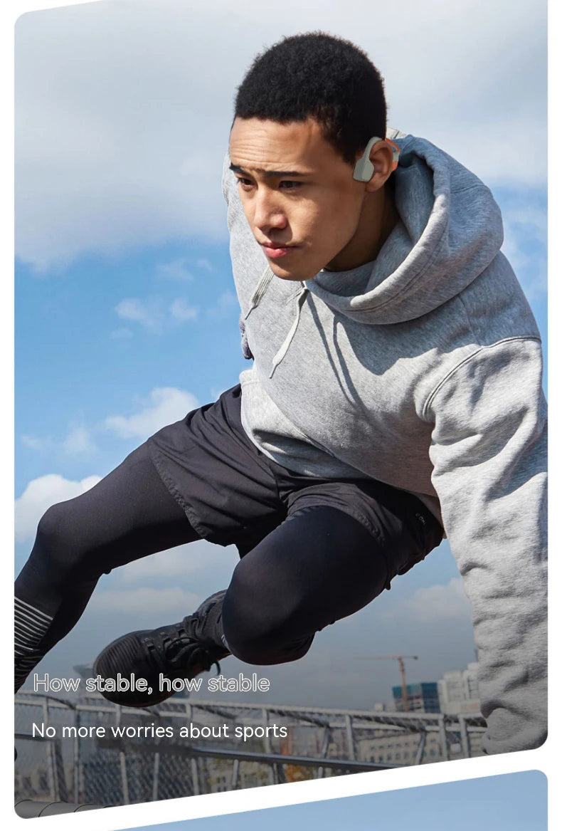 Bone Conduction Wireless Headphones | HiFi Sound Sport Earbuds