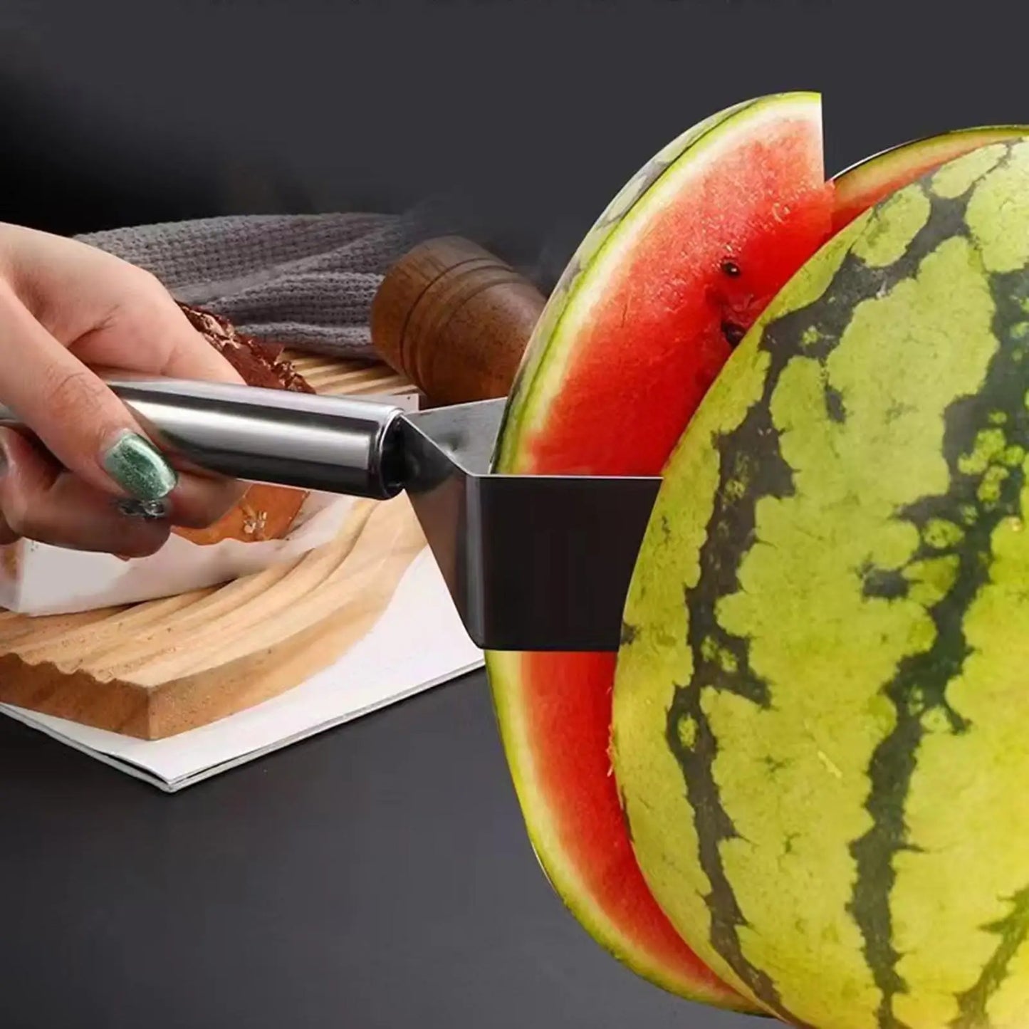 Triangular Watermelon Slicer | Effortless Fruit Cutting Tool