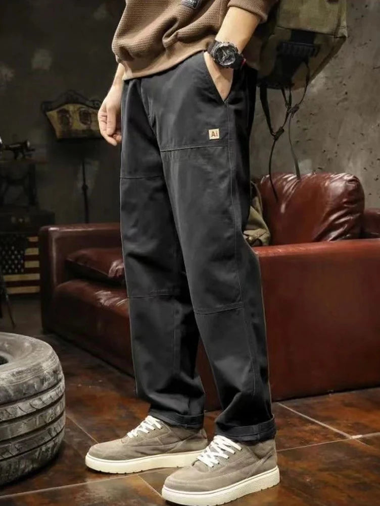 Men's Vintage Y2K Cargo Pants | Stylish Wide Leg Tactical Trousers