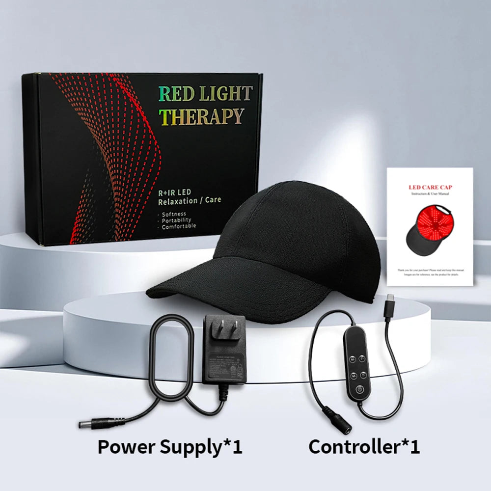 LED Red Light Therapy Hair Growth Hat | Anti Hair Loss Treatment