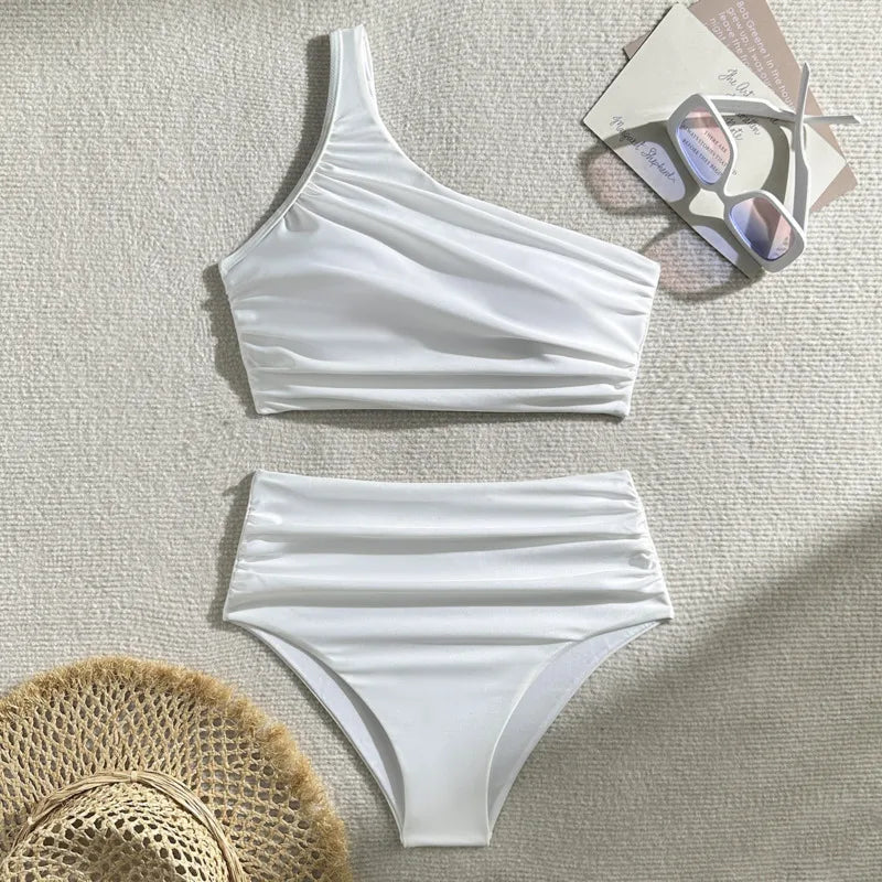 Elegant Women's White Bikinis | Stylish Beach Swimwear Set