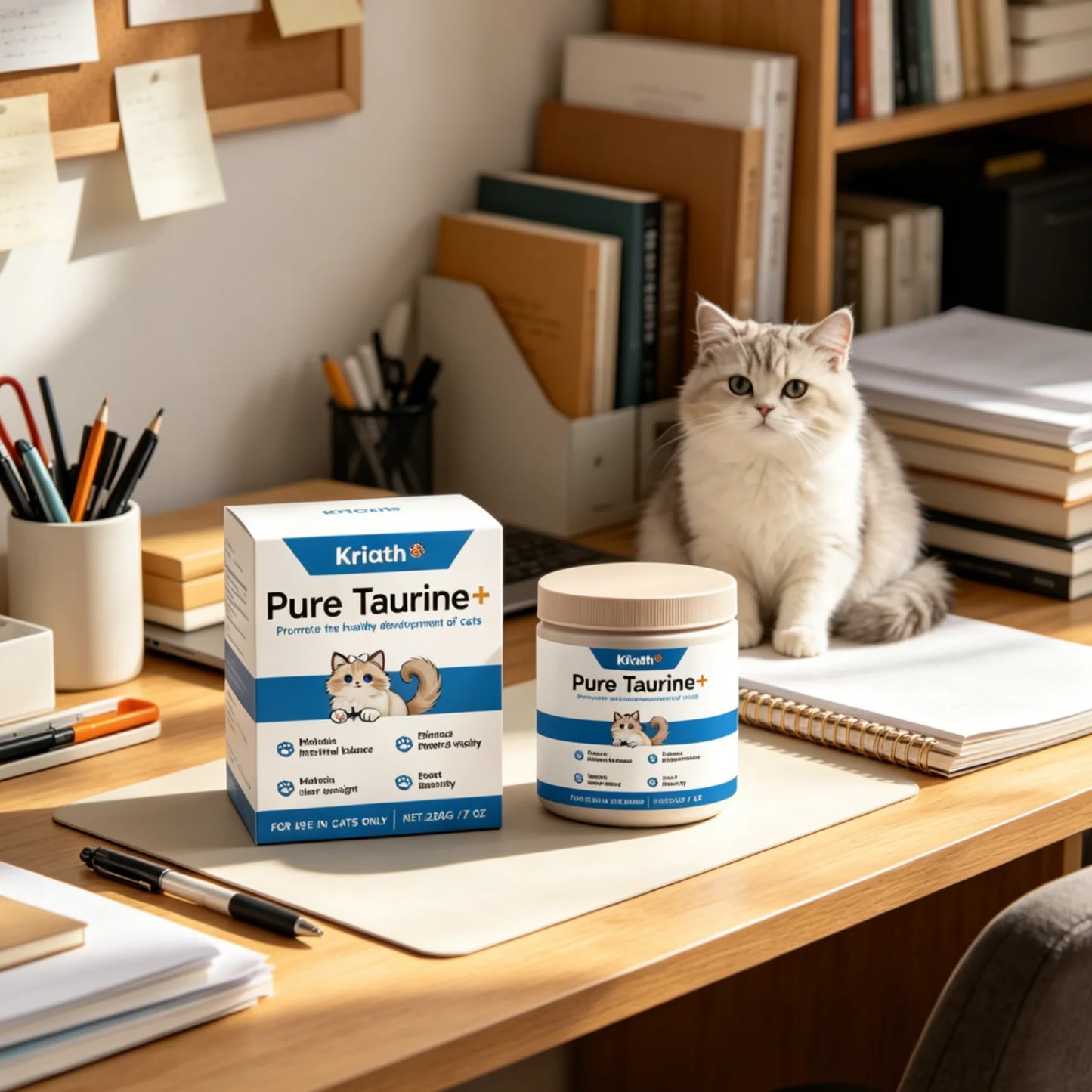 Pure Taurine Powder for Cats | Daily Health Supplement