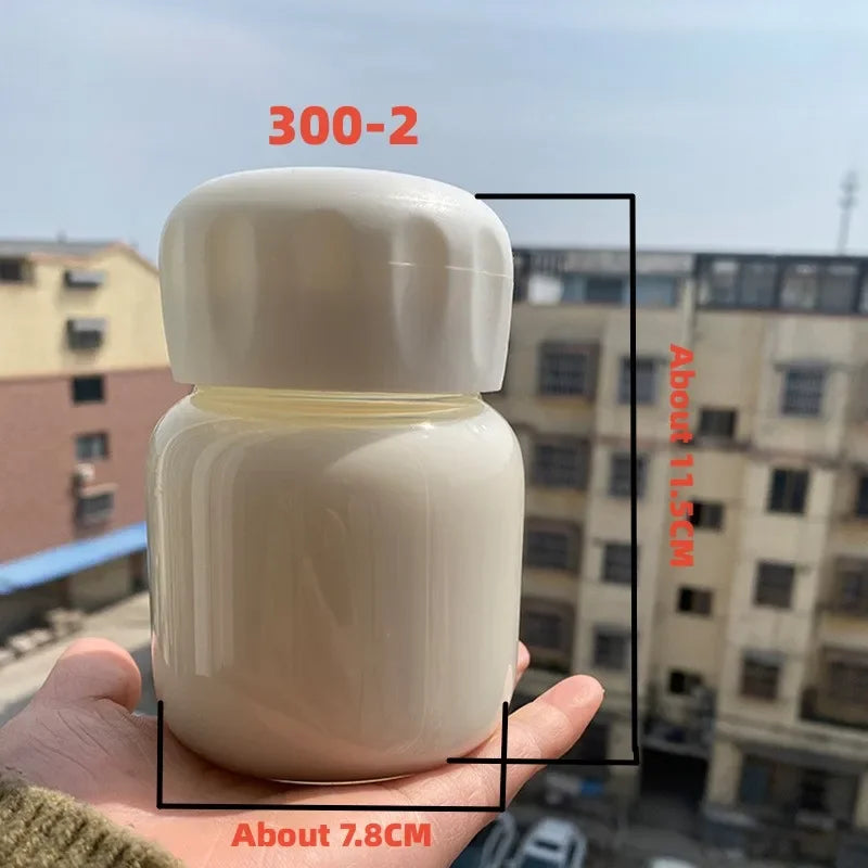 Large Capacity Glass Water Bottle with Time Marker | Outdoor Use
