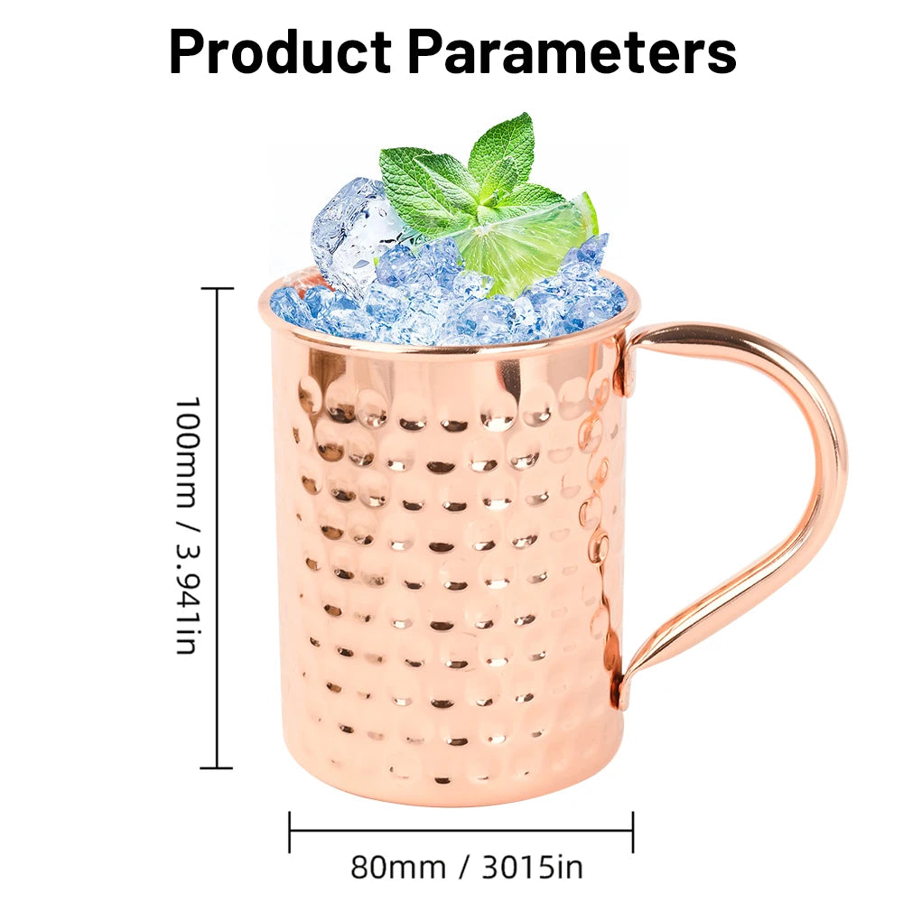 Durable Copper Moscow Mule Mug | Versatile Drinkware for All Occasions