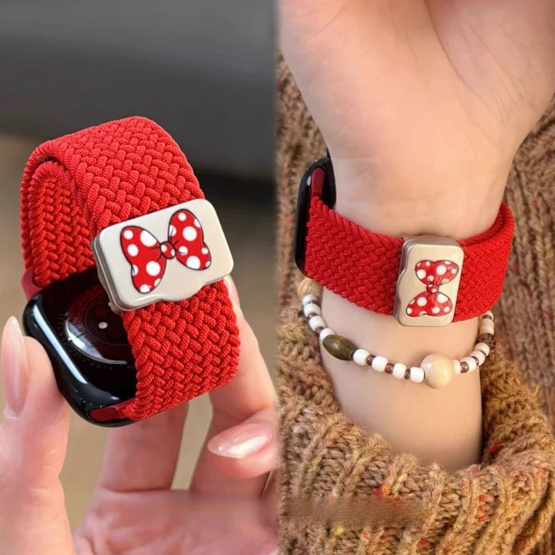 Braided Magnetic Nylon Band for Smartwatch | Comfortable Bracelet Strap