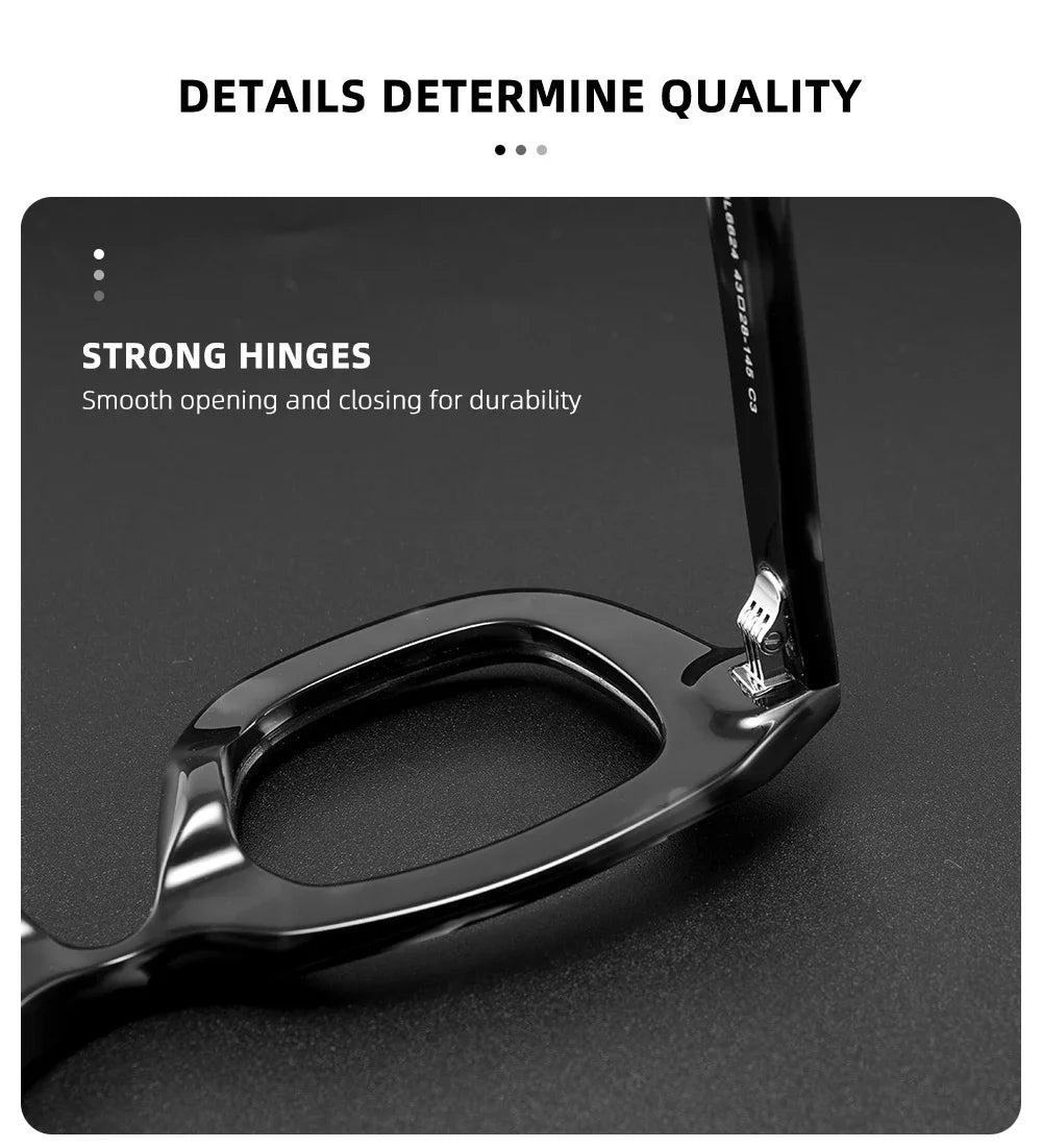 Vintage Luxury Acetate Glasses Frame | Stylish Eyewear for Everyone