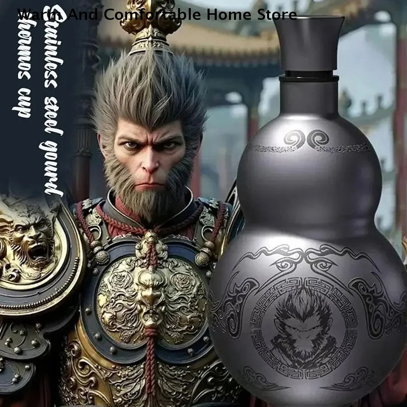 Portable Gourd Style Insulated Water Bottle | 500ml Drink Container
