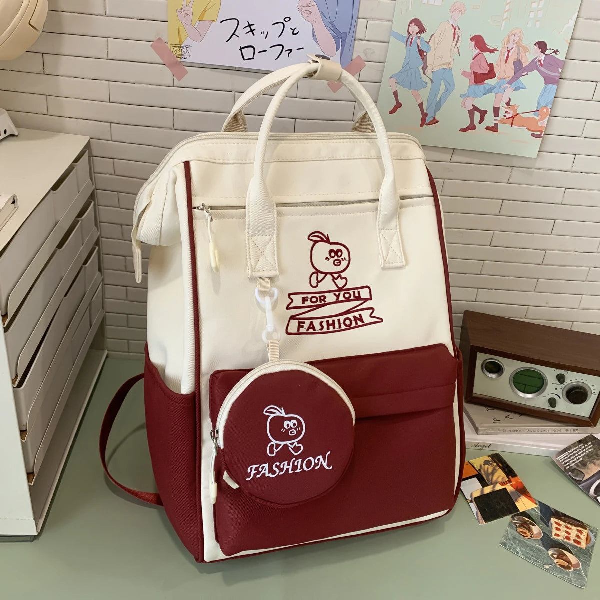Large-Capacity College Backpack | Stylish & Functional Design