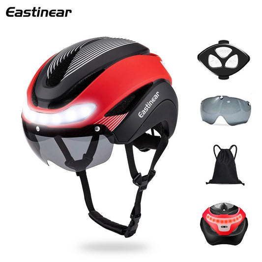 Urban Cycling Helmet with LED Lights and Turn Signals