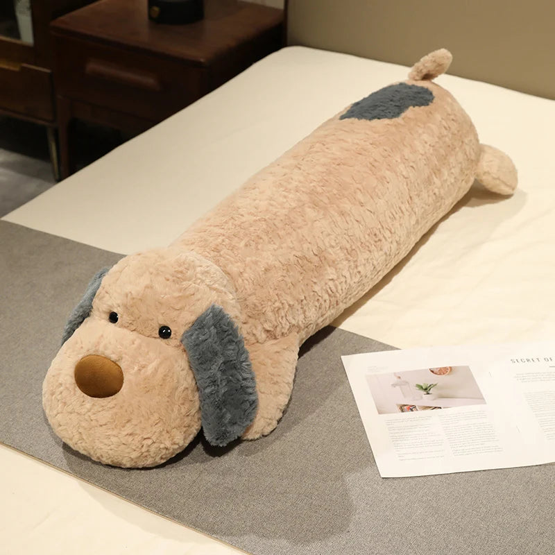 Cute Long-Haired Dog Plush Toy | Adorable Stuffed Animal Pillow