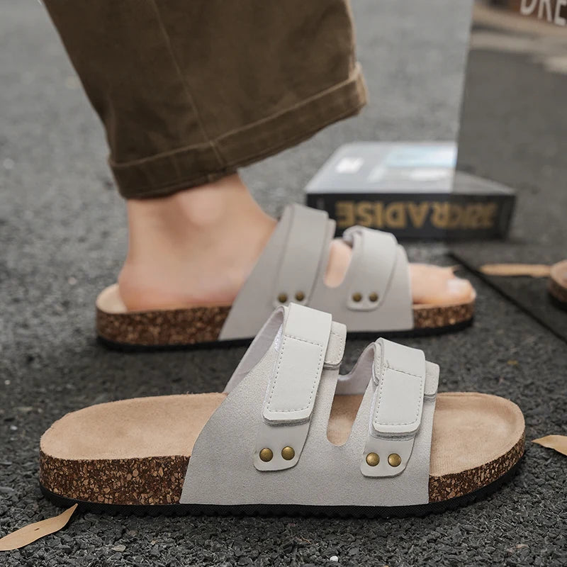 Men's Sandals, Fashionable and Versatile Casual Sandals for Couples, Suitable for Walking and Leisure, Suitable for Indoor and Outdoor Use, Beach-Friendly, Unisex, Suitable for All Seasons