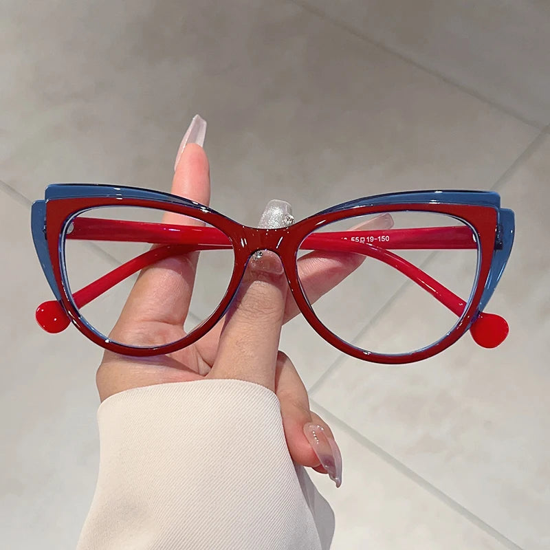 Trendy Cat Eye Glasses | Stylish Blue Light Blocking Eyewear