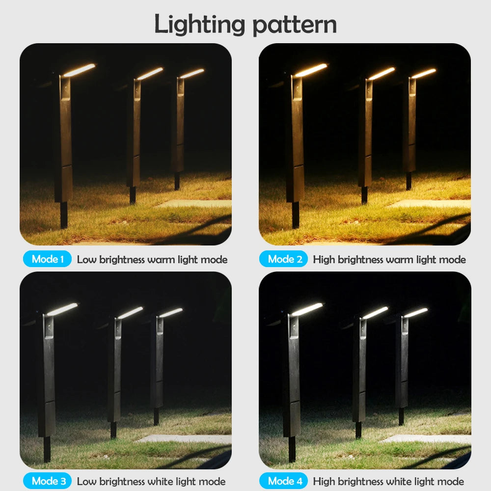 Solar Powered Pathway Lights | Waterproof LED Garden Decor