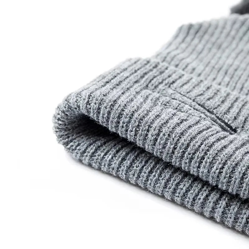 Women's Cute Cat Ear Beanie Hat | Warm Acrylic Knit Winter Skull Cap