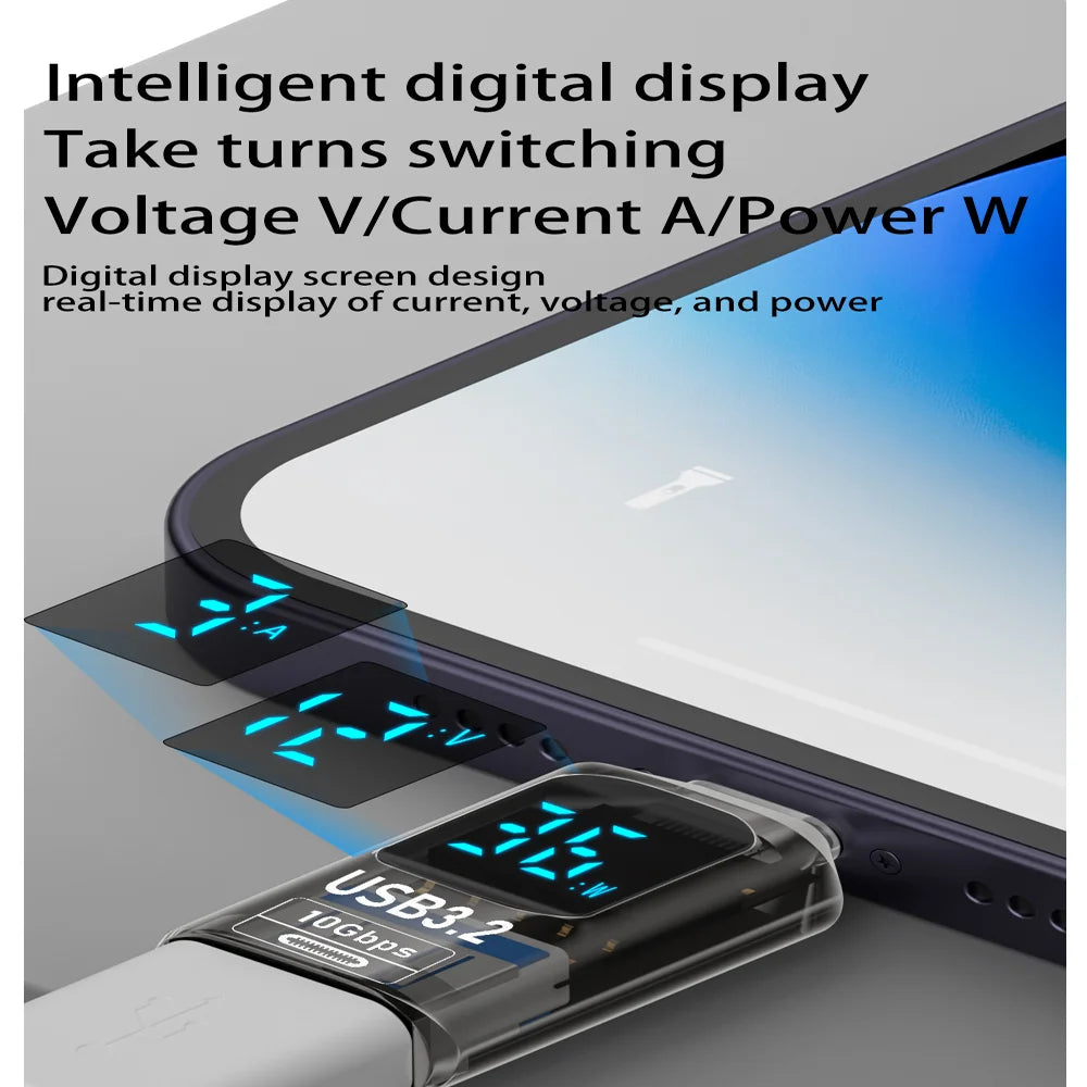 USB 3.2 Digital Display Adapter | Fast Charging USB C Converter