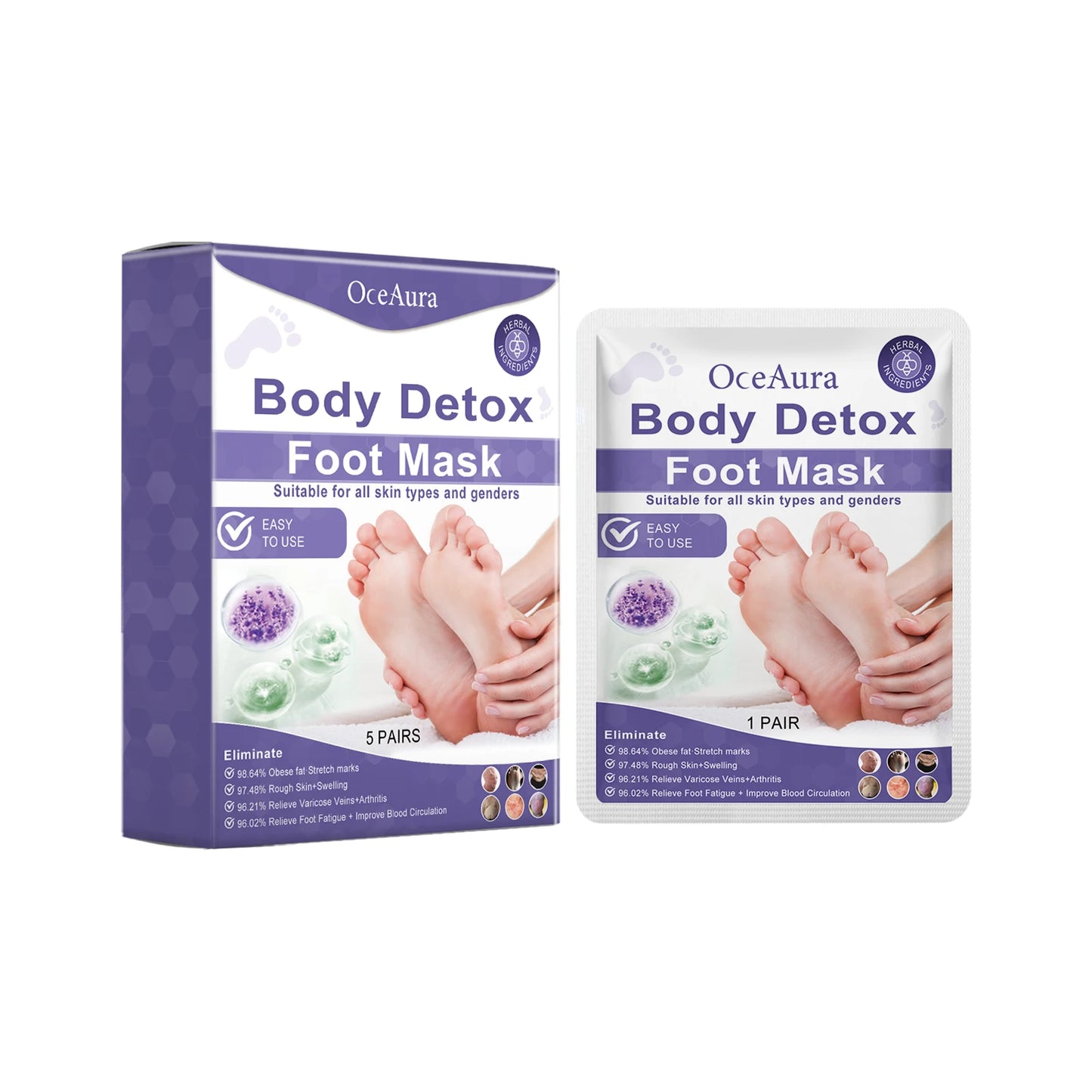 Deep Cleansing Foot Mask | Moisturizes & Relieves Discomfort