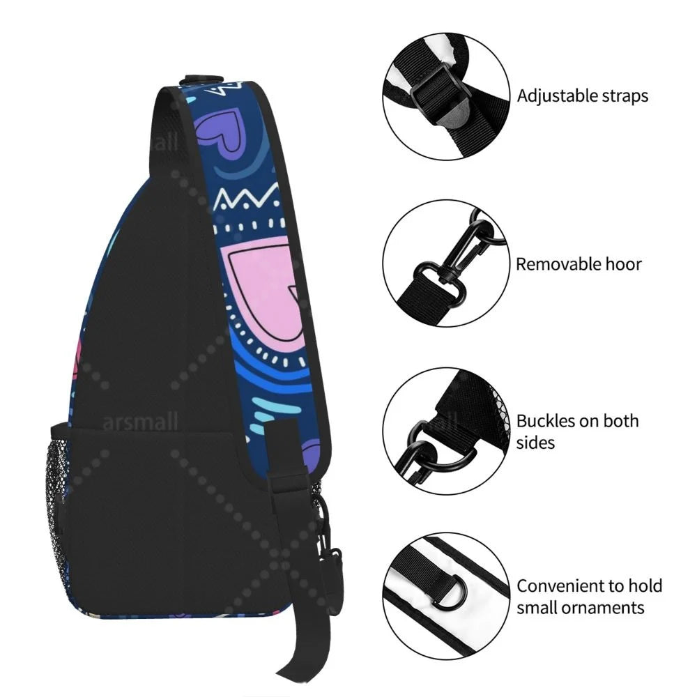 Lightweight Crossbody Sling Bag for Travel & Outdoor Activities