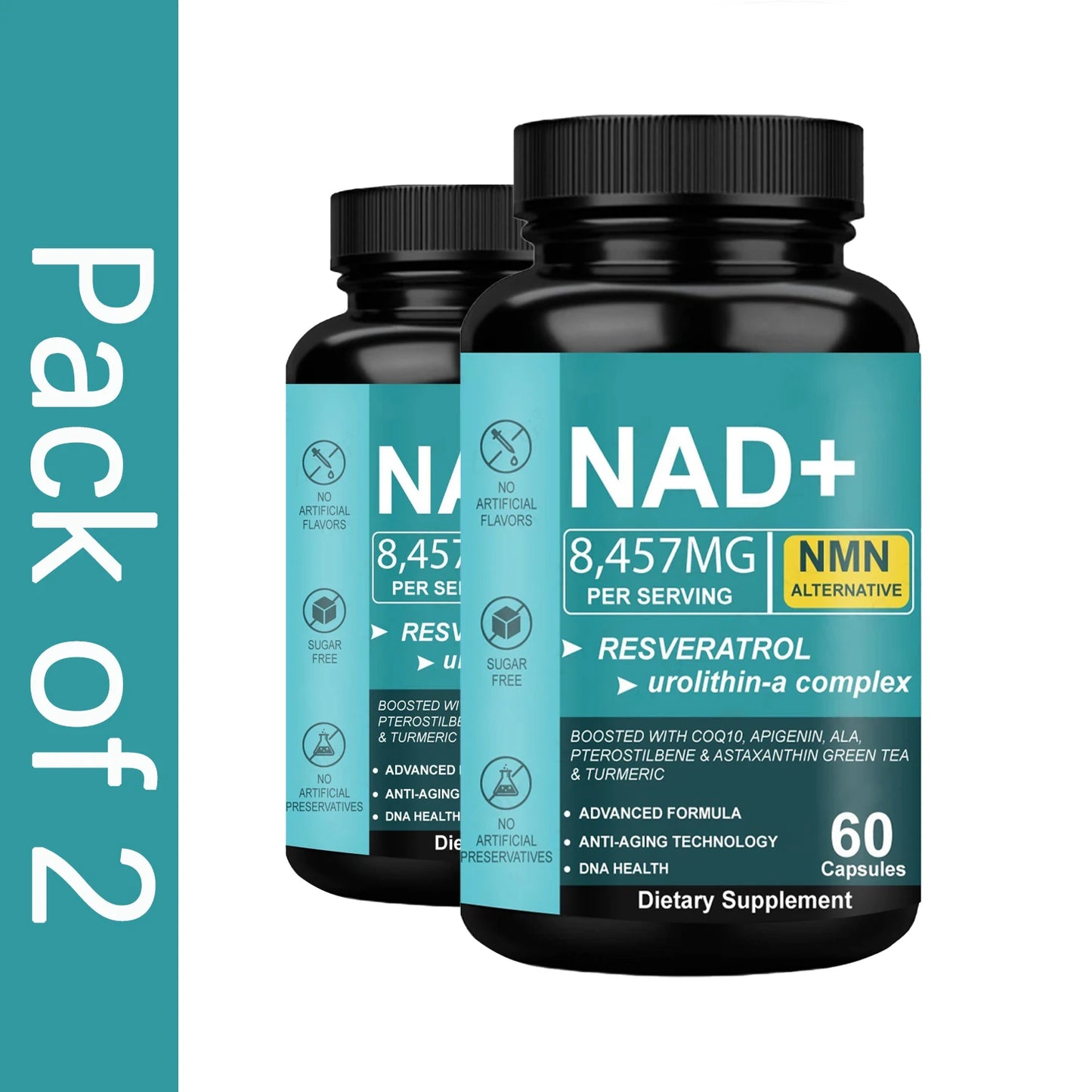 NAD Supplement with Resveratrol | Powerful NMN Formula for Vitality