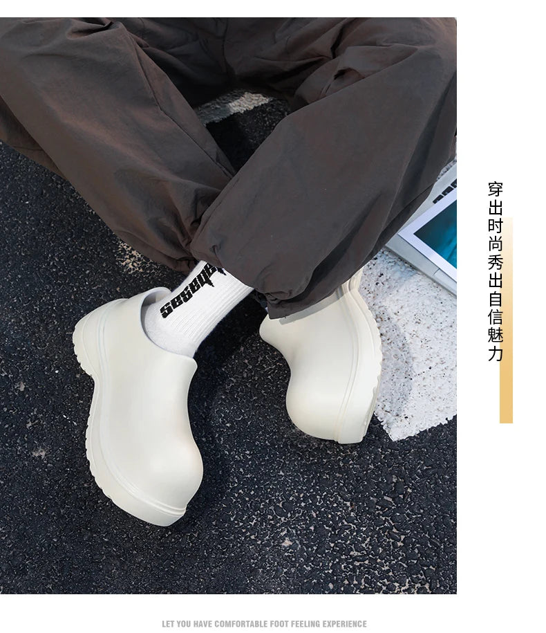 Lightweight Slip-On Chef Shoes for Men & Women | Casual Rain Shoes