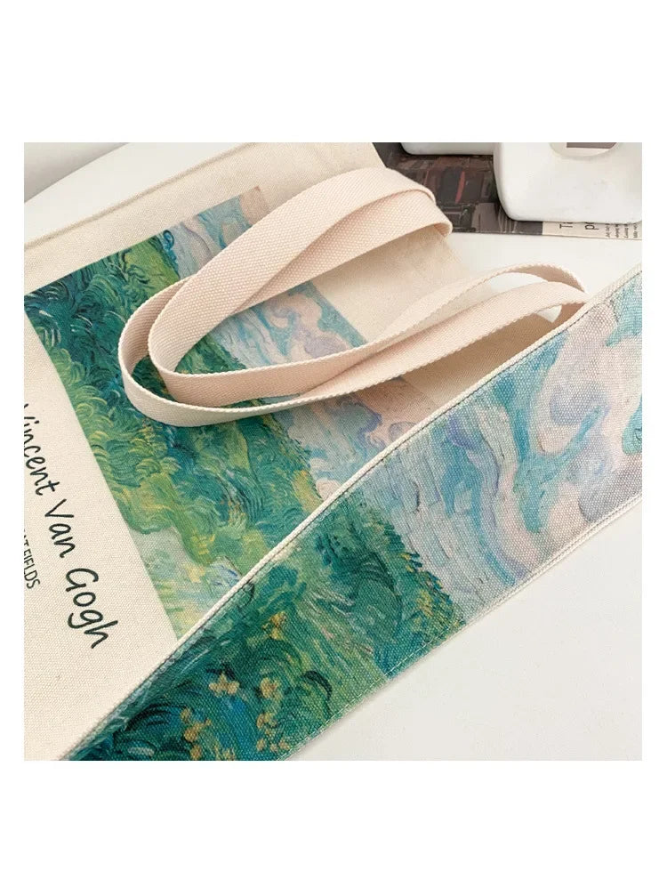 Vintage Canvas Shoulder Bag | Stylish Casual Tote for Women