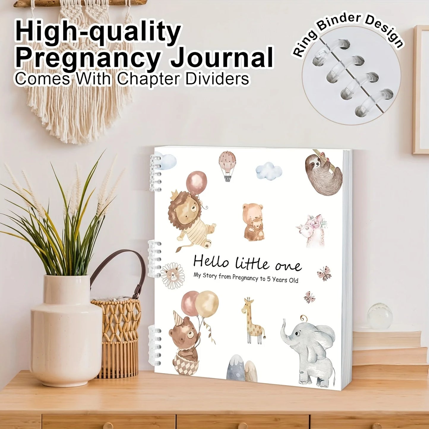 Pregnancy Journal & Baby Memory Book | Weekly Organizer for Moms