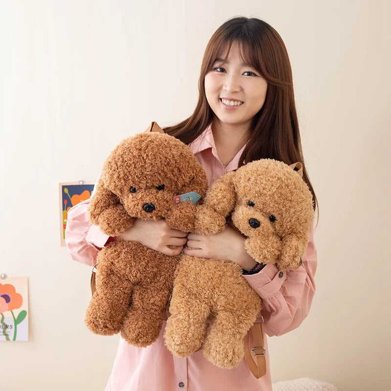 Adorable Plush Teddy Dog Backpacks for Kids | Fun & Functional