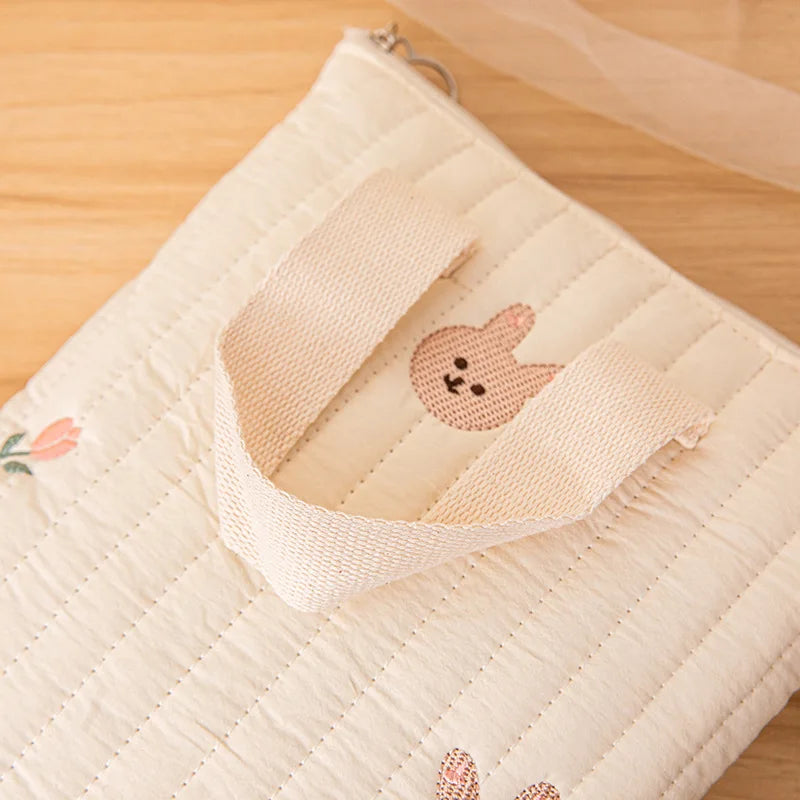 Cute Cotton Baby Diaper Bag | Stylish Mommy Handbag for Travel