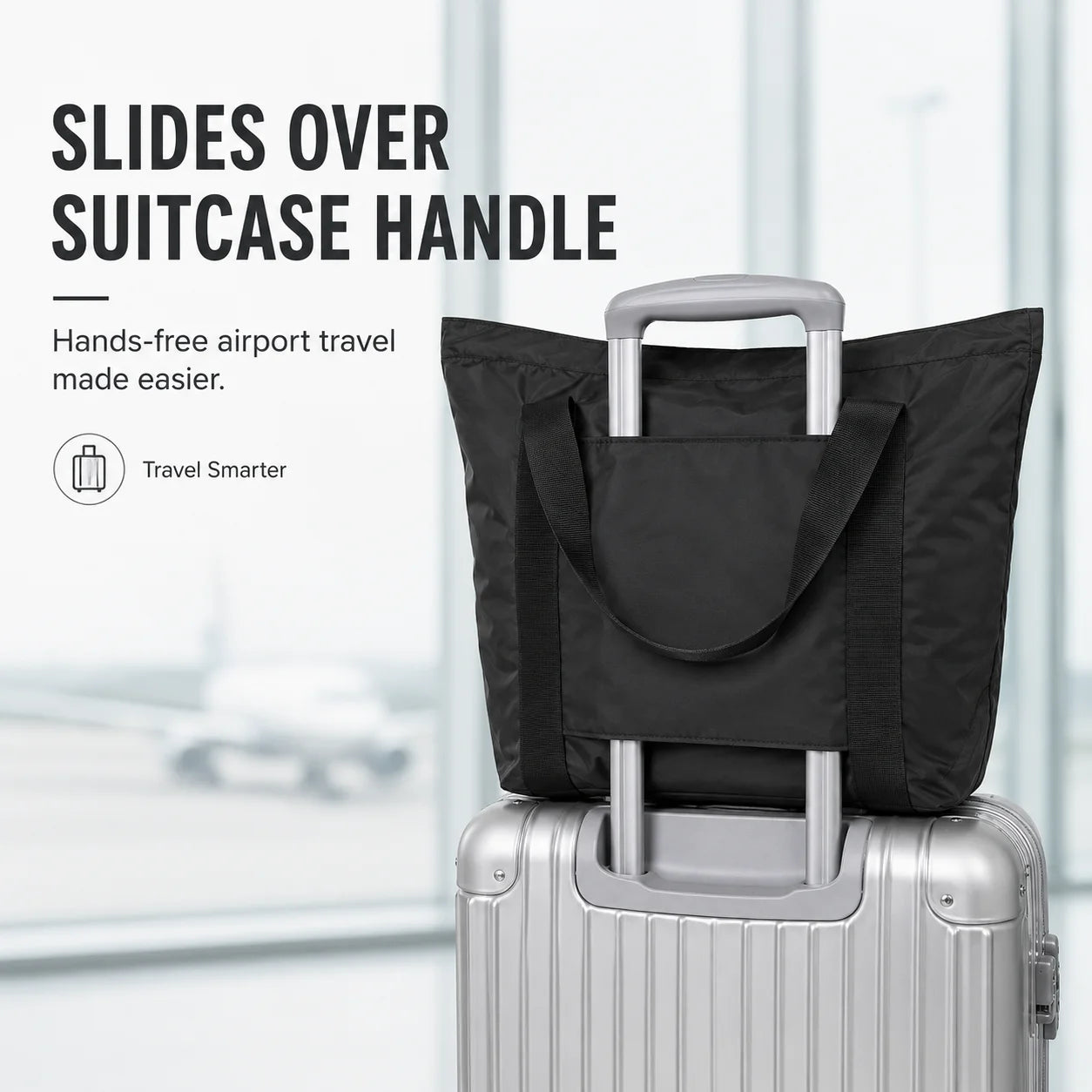 Foldable Travel Tote Bag | Large Waterproof Lightweight Weekender