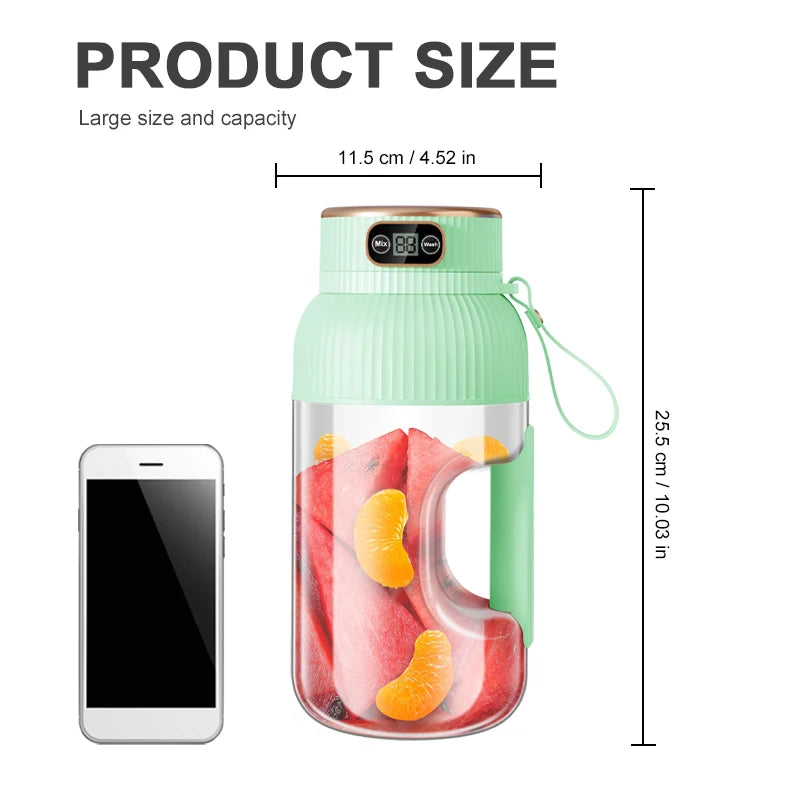 1000ML Portable Juicer Blender | USB Charging Smoothie Maker
