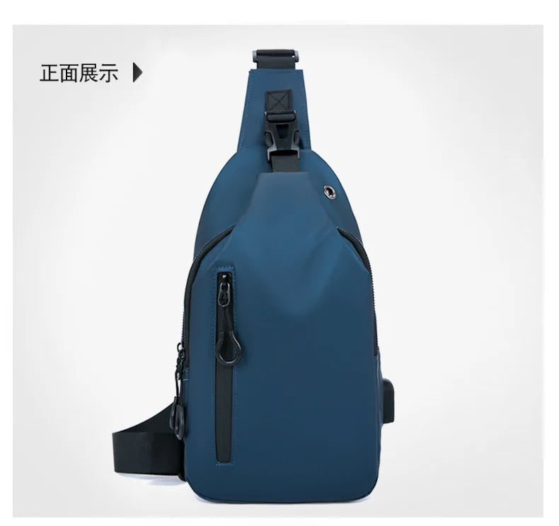 Stylish Men's Chest Bag | Casual One Shoulder Crossbody Design