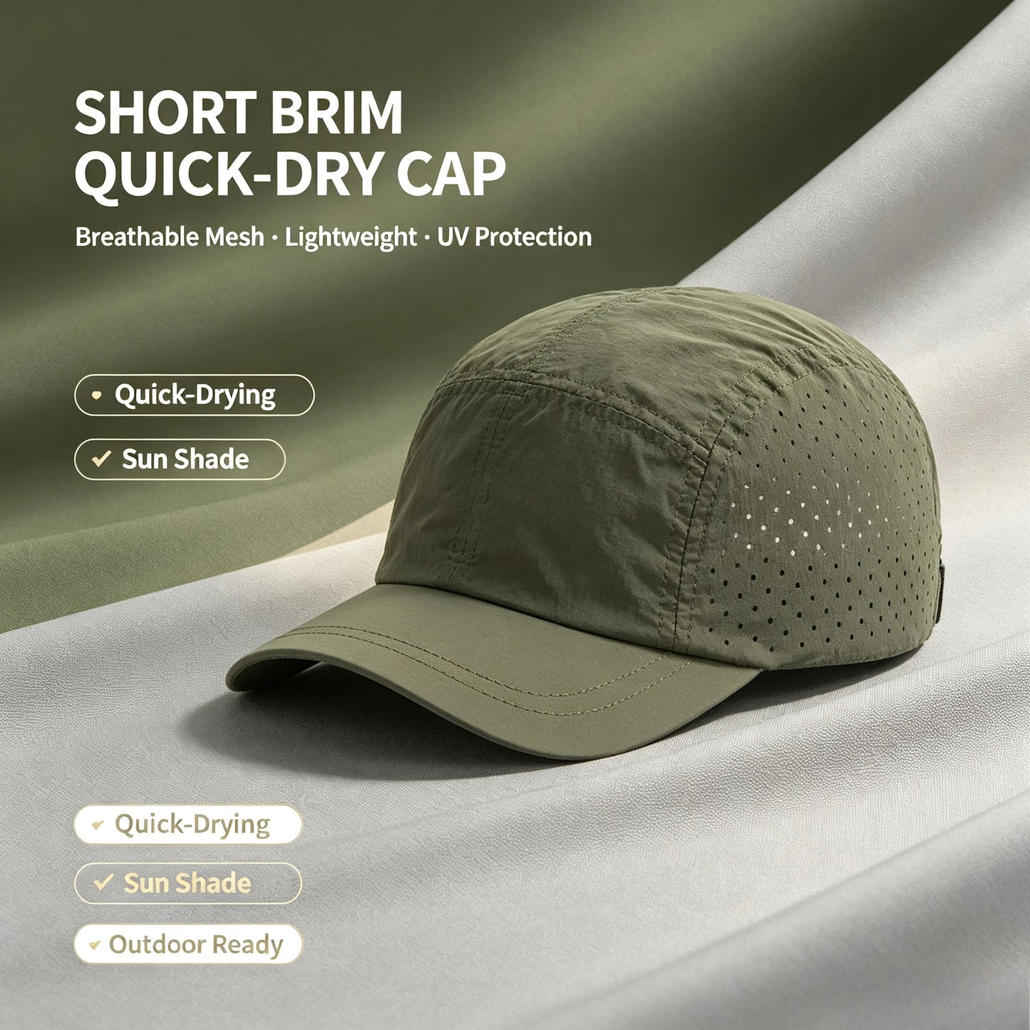 Unisex Quick-Dry UV Sun Hat | Lightweight Outdoor Cap for All