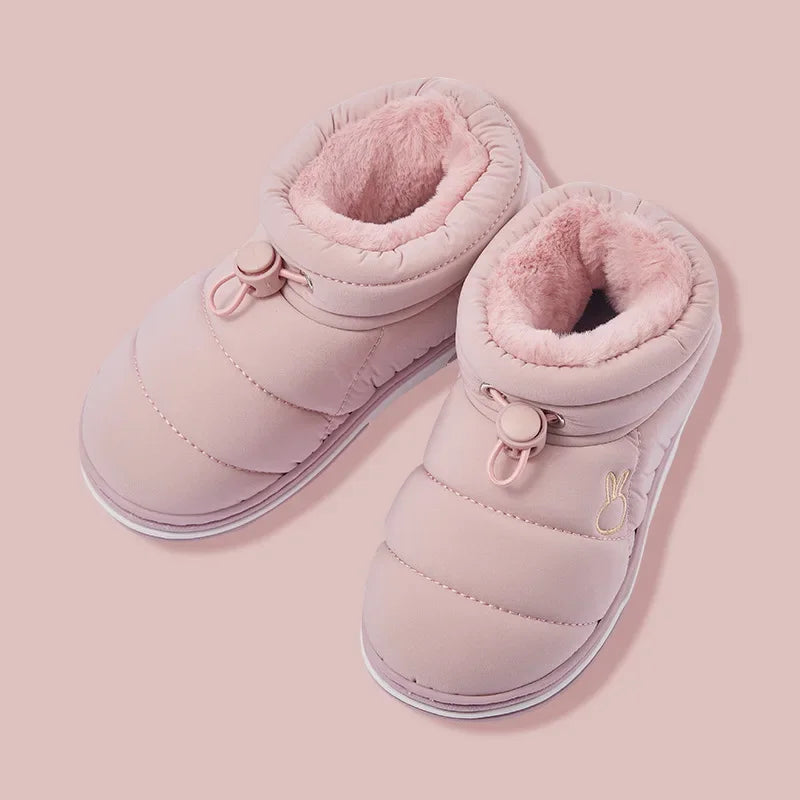 Children's Winter Cartoon Snow Boots | Warm, Waterproof & Non-Slip