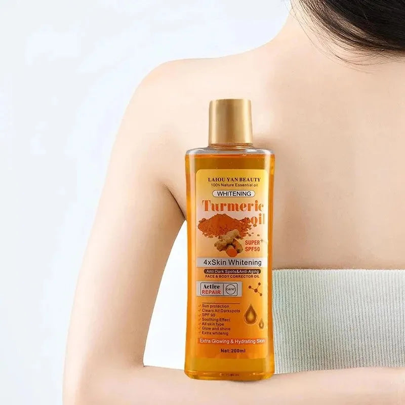 200ml Turmeric Essential Oil Moisturizer | Deep Hydration Face Serum