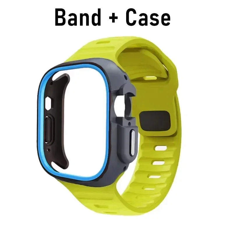 Versatile TPU Case & Silicone Strap for Smartwatches
