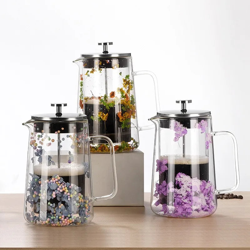 Italian Outdoor Aluminum Mocha Coffee Pot | Portable & Stylish
