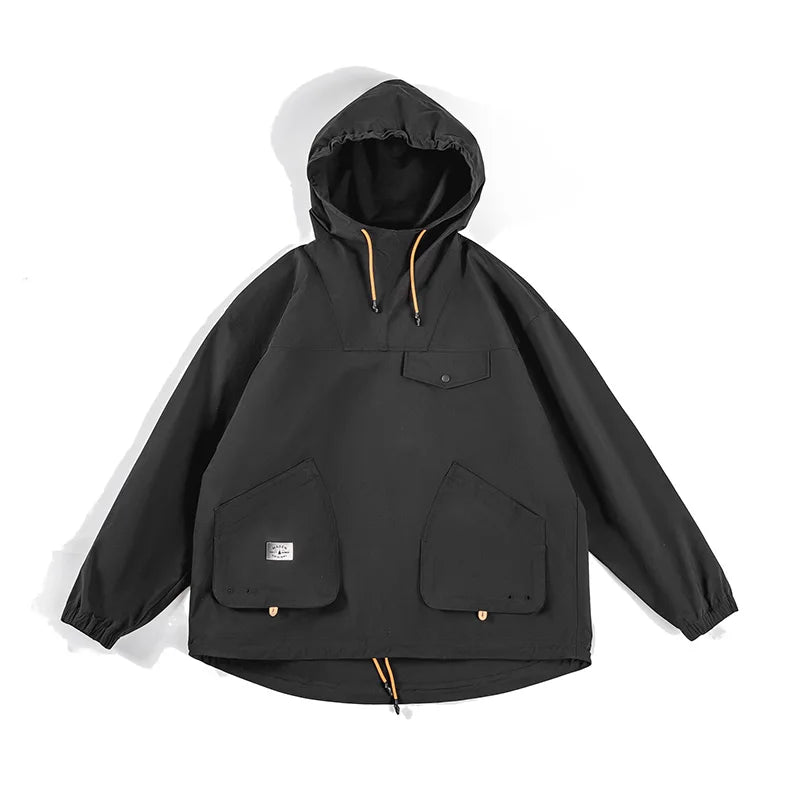 Men's Casual Multi-Pocket Hooded Jackets | Stylish Spring & Fall Wear