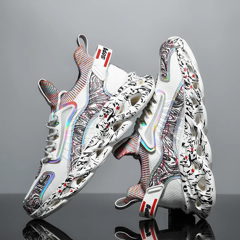 Luxury Men's Casual Sneakers | Versatile Fashion Platform Shoes