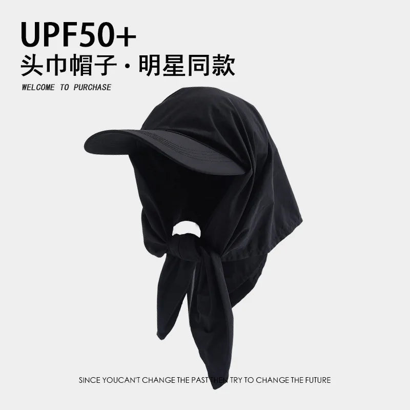 Versatile Solid Color Headscarf Caps | Spring Summer Sun Hat