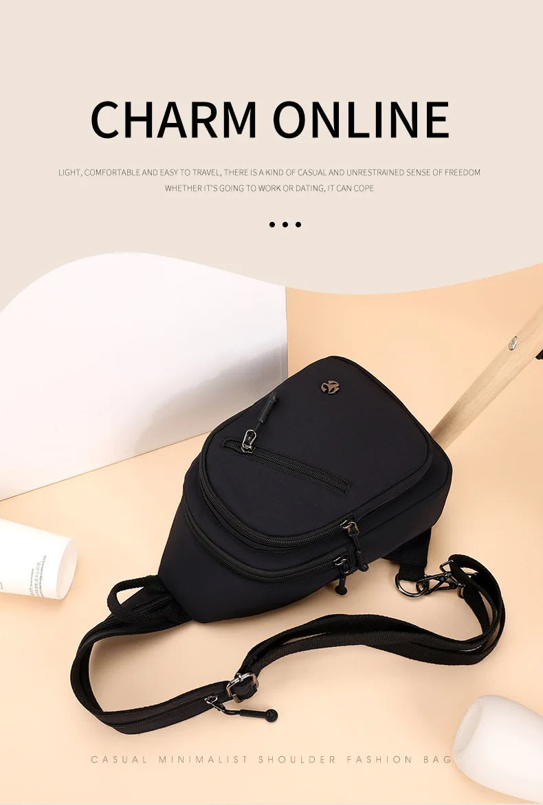 Stylish Urban Minimalist Chest Bag for Women | Multi-Functional Satchel