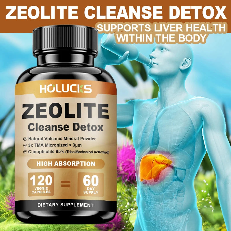 Zeolite Detox Supplement for Kidney Health & Mental Clarity